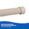 Kenney Mfg Twist & Fit No Tools Spring Tension Shower Curtain Rod, 42-72in, Taupe KN609L/42V1 - alternate 2